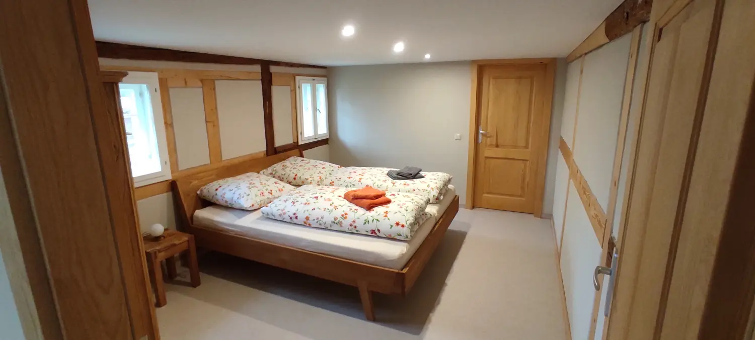 Ferienwohnungen Flachshäusl – Falkenstein Schlafzimmer